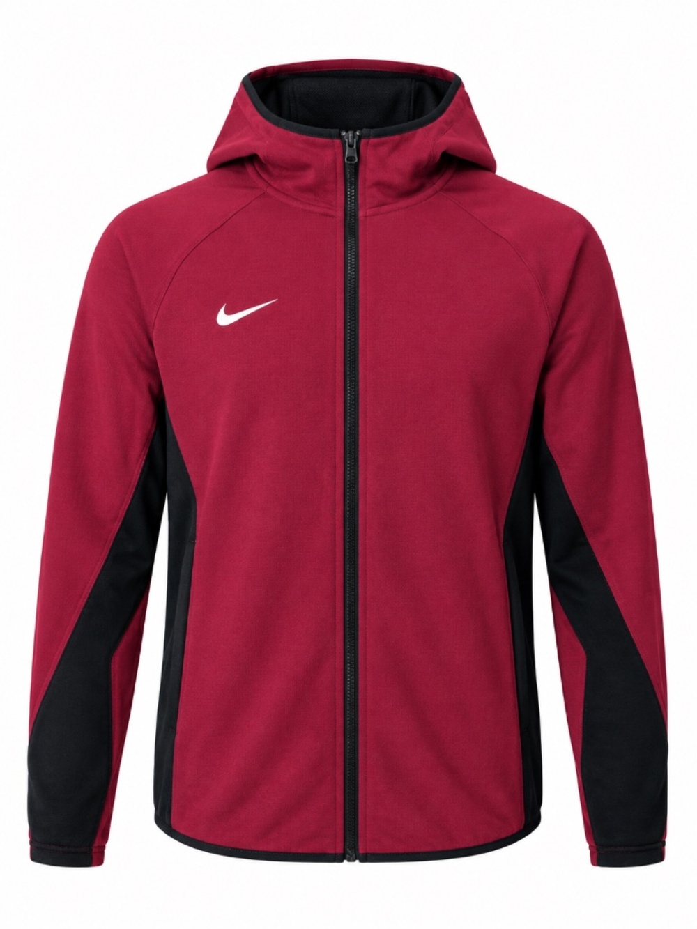 $95 Nike Showtime Full Zip Basketball Hoodie Cardinal Red Jacket Mens Therma-Fit